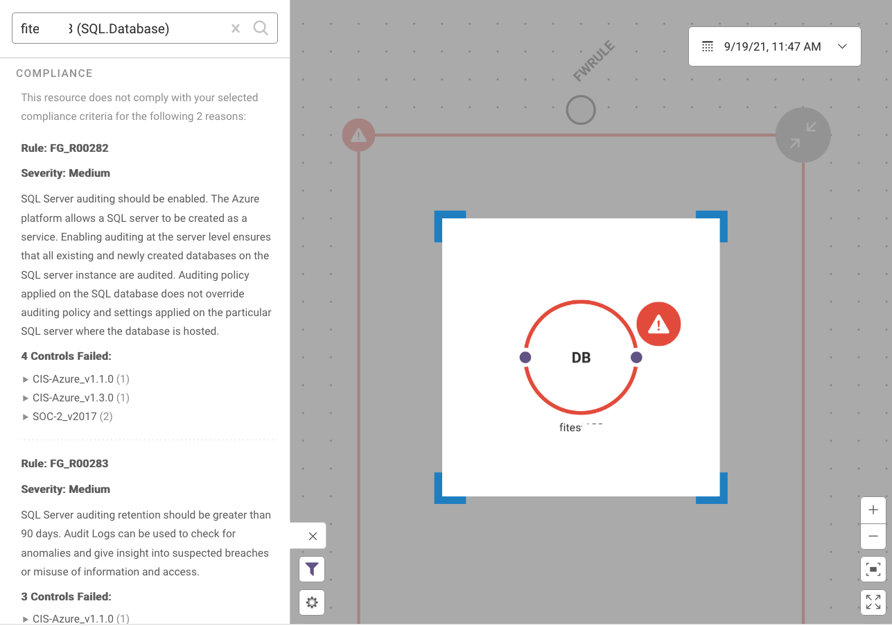 Resource Visualizer 3 - Compliance Violations